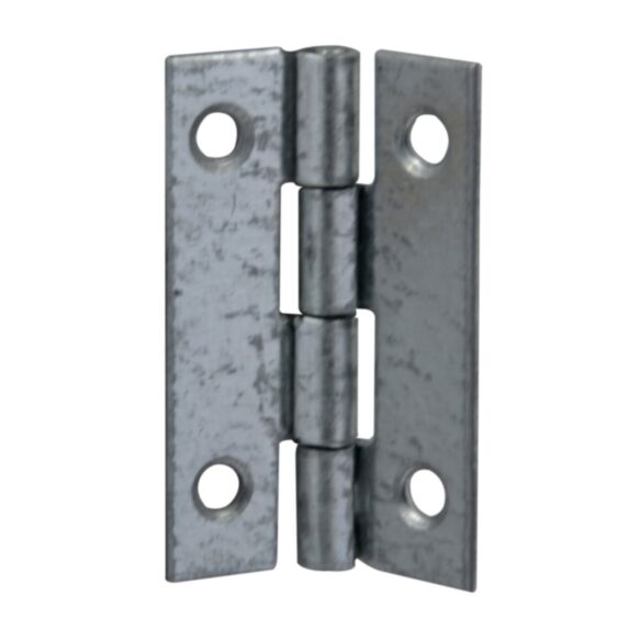 Charnière rectangle 25x40mm acier zingué