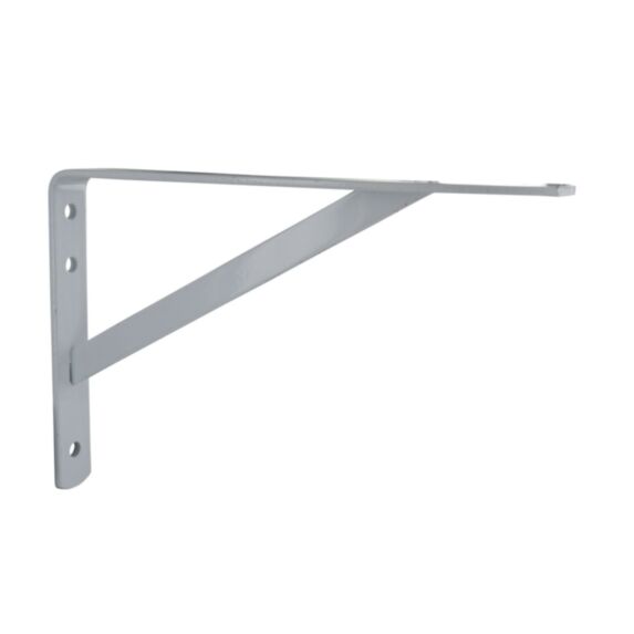 Equerre renforcée acier époxy 255 x 154 mm blanc - CIME