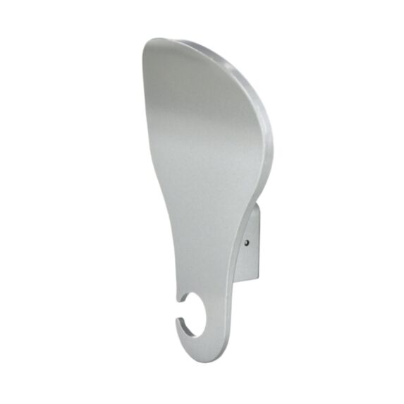 Patère éclips en Zamak époxy aluminum.