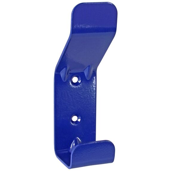 Patère à fixer Acier bleu 1 tête H.140xl.40mm