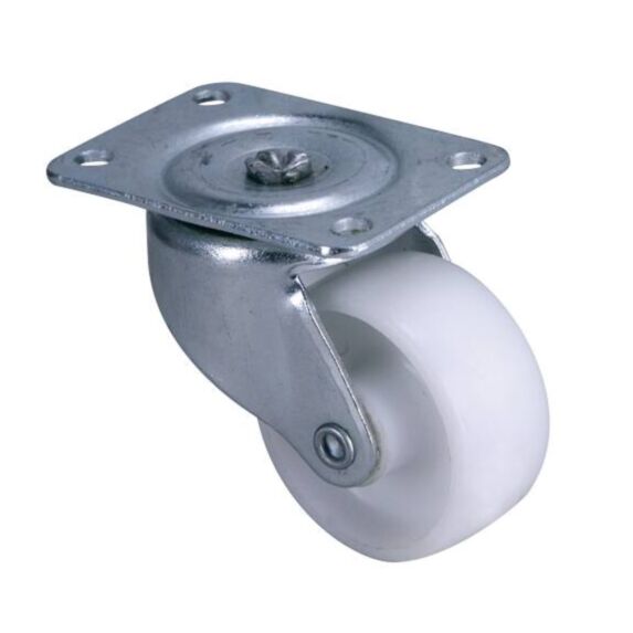 Roulette Port-Roll Ø50mm H.6,7cm 50kg blanc - CIME
