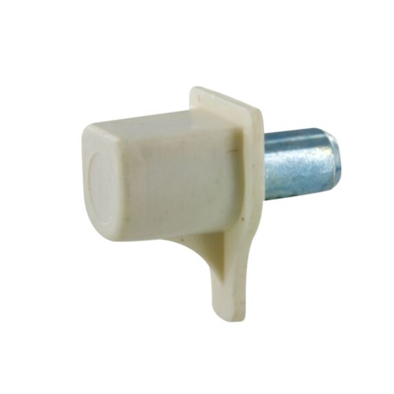 Lot de 8 taquets à enfoncer tige acier zingué et embout plastique blanc. perçage Ø5mm - CIME