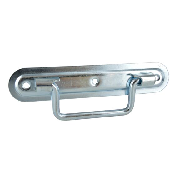 Poignée sur platine L160mm acier zingué - CIME