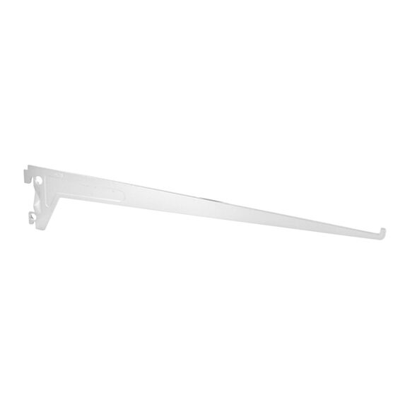 Console simple L.350mm entraxe 50mm charge supportée 60 kg acier époxy blanc - CIME