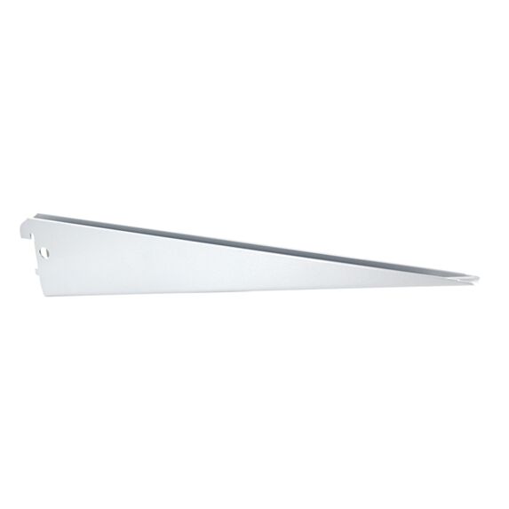Console double 320 mm acier époxy blanc - CIME