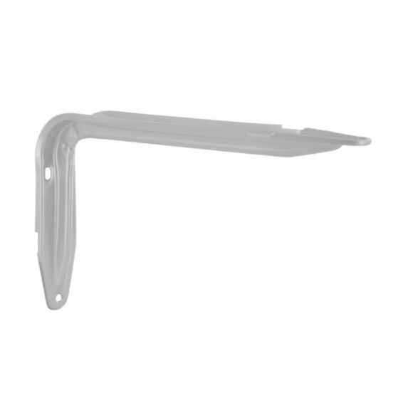 Equerre acier époxy blanc 327 x 177 x 40mm - CIME