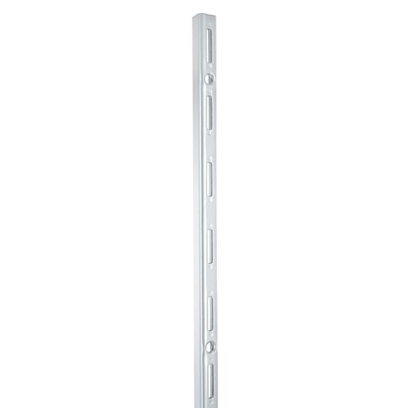 Crémaillère simple 50 x 2000 mm acier blanc - CIME