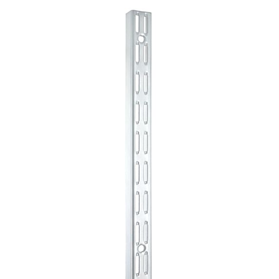 Crémaillère double 32 x 1000 mm acier blanc - CIME