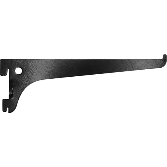 Console simple en acier noir 20 cm entraxe 50 mm - CIME