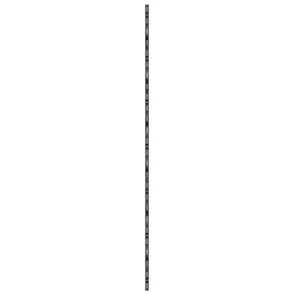 Crémaillère simple en acier noir 2 m entraxe 50 mm - CIME