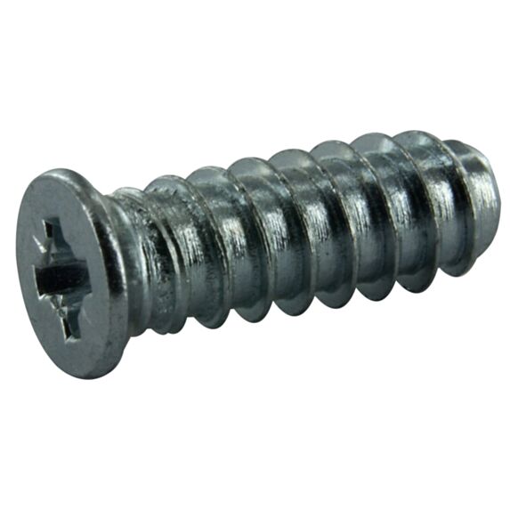 Vis euro tête fraisée D6,3mm L19mm en acier zingué x12 - CIME