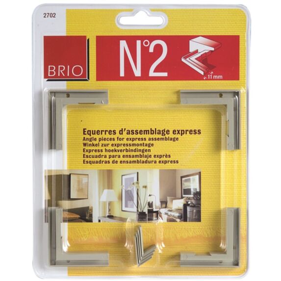 4 Equerres d'assemblage express n°2 