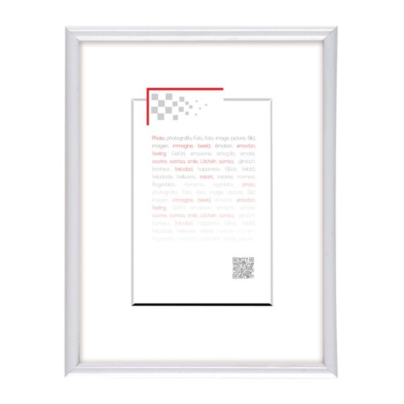 Cadre photo gallery blanc 15x20cm