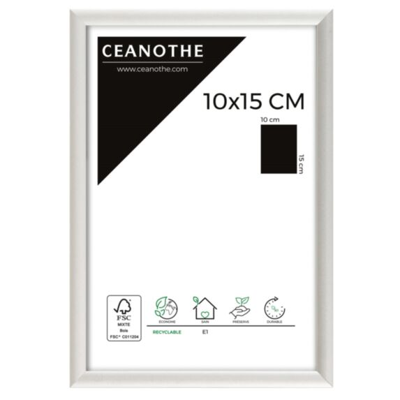 Cadre photo Tekno Aluminium 10x15cm - CEANOTHE
