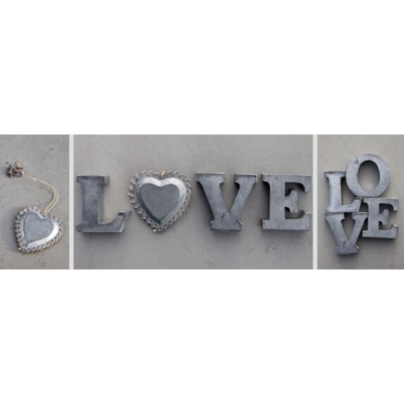 Toile déco atelier love 30x97 cm - ARTIS