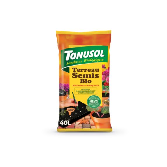 Terreau semis bio bouturag tonusol 40 l