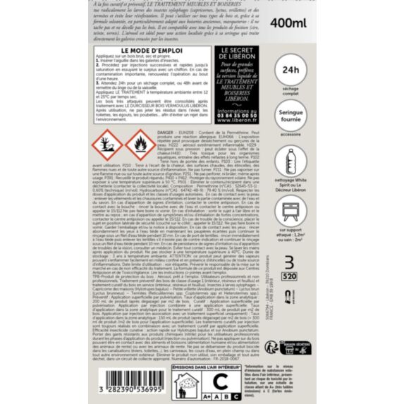 Insecticide meubles & boiseries anciennes 1l - LIBERON