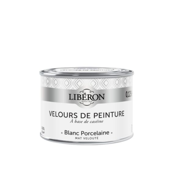 Peinture multisupport velours blanc porcelaine 125ml - LIBERON
