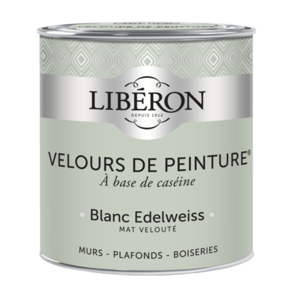 Peinture multisupport velours blanc edelweiss 0,5L - LIBERON