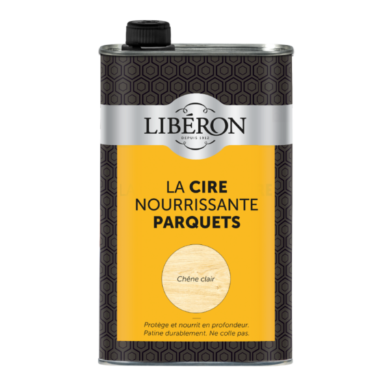 Cire nourrissante pour parquet satiné 1L- LIBERON