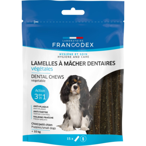 Lamelle à mâcher végétale petit chien
