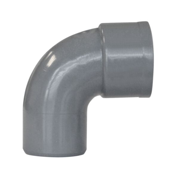 COUDE PVC A COLLER MÂLE FEMELLE Ø 125 87°30