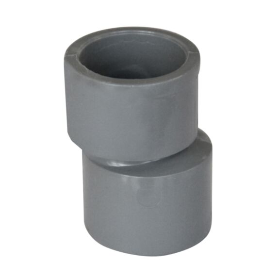 Réduction PVC extérieure excentrée mâle Ø 40 femelle Ø 32 mm