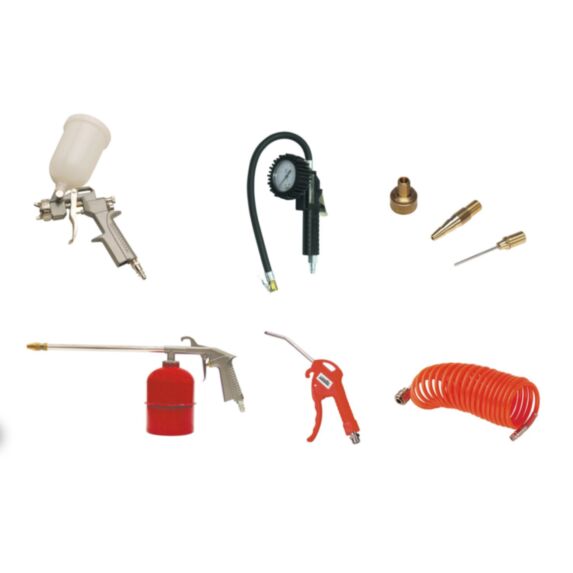 Kit 8 accessoires avec raccords rapides boite quadri - MECAFER