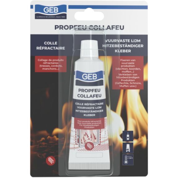 Colle mastic réfractaire 50ml - GEB