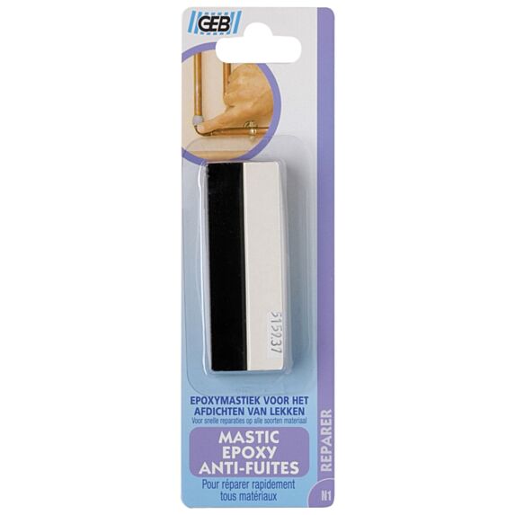 Mastic Epoxy Anti Fuites 2 Bâtons 45gr - GEB