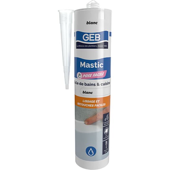 Mastic Pose Facile Blanc 280ml - GEB