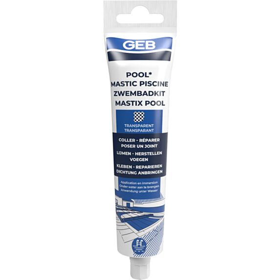 Mastic POOL MS transparent tube 80ml - GEB