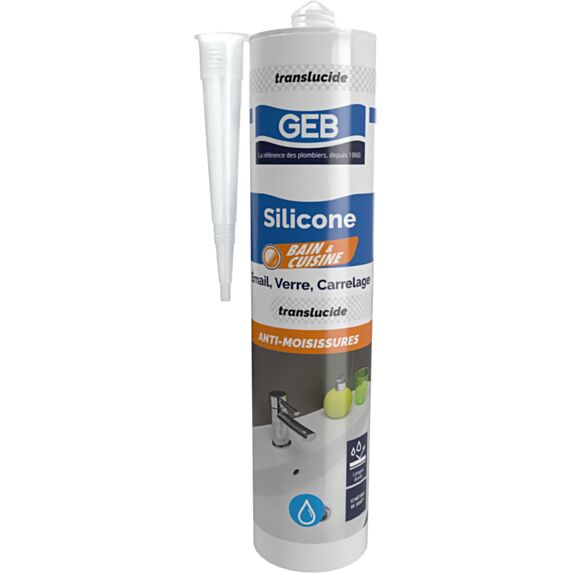 Silicone bain & cuisine 310ml transparent - GEB