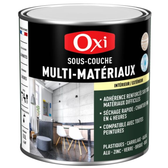 Sous-couche multi-materiaux 0,5l blanc - OXI