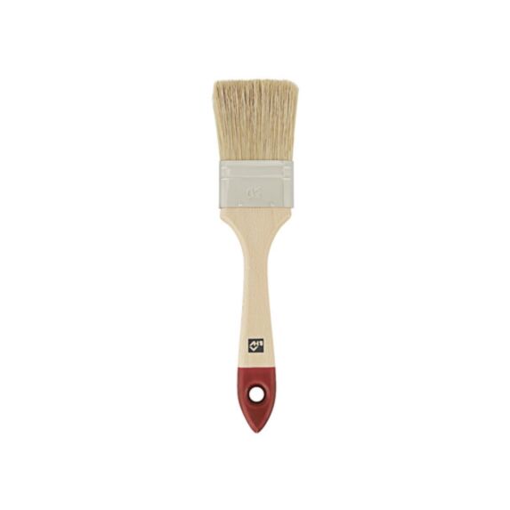 Pinceau vernir 50 mm bois naturel rouge - L'OUTIL PARFAIT