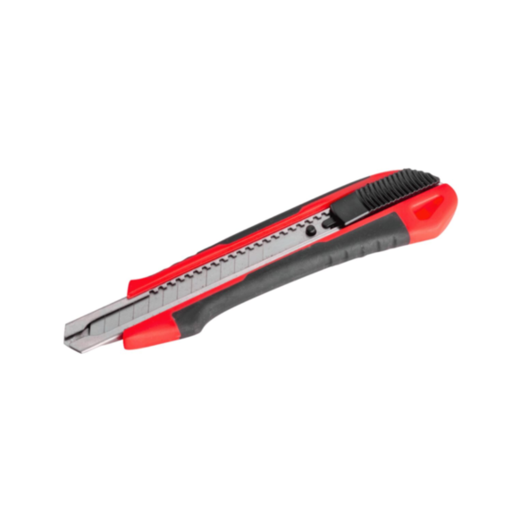 Cutter Soft Line 18mm rouge/noir - L'OUTIL PARFAIT