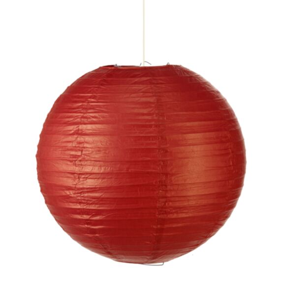 Suspension boule papier Jap rouge d35