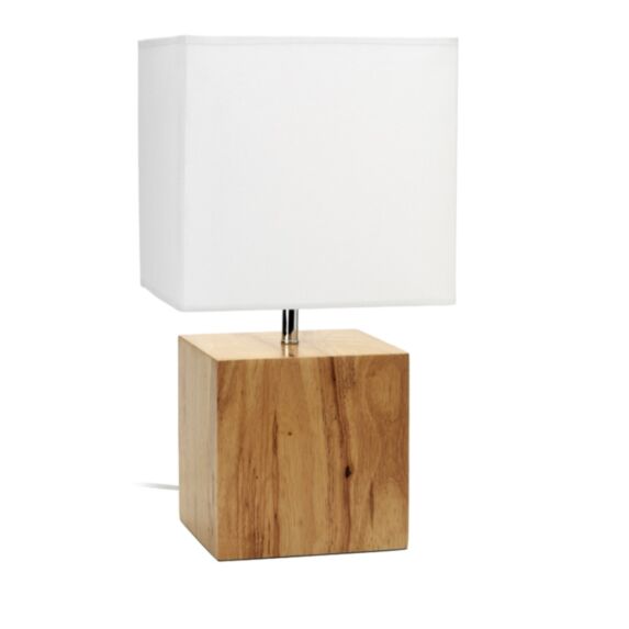 Lampe Cubic 50x25x25cm 60W Marron - MATHIAS
