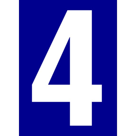 Chiffre numéro de rue 