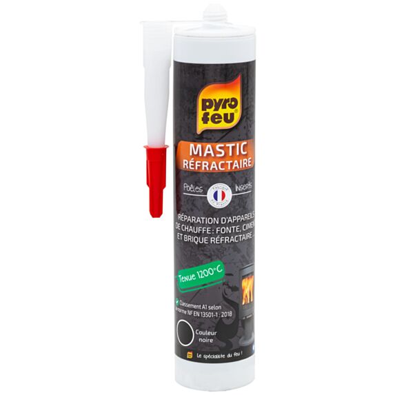 mastic refractaire cartouche 310 ml - PYROFEU