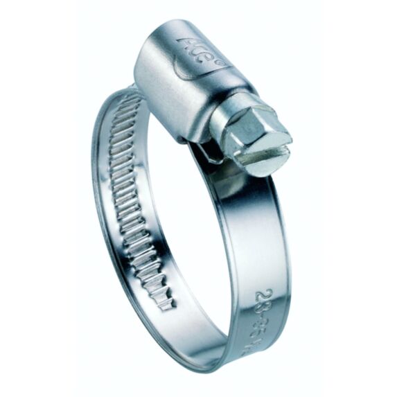 2 colliers de serrage tout inox 9 mm Ø18-28 mm - SPID'O