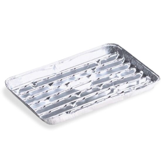 Lot de 5 plats en aluminium anti-flamme spécial barbecue