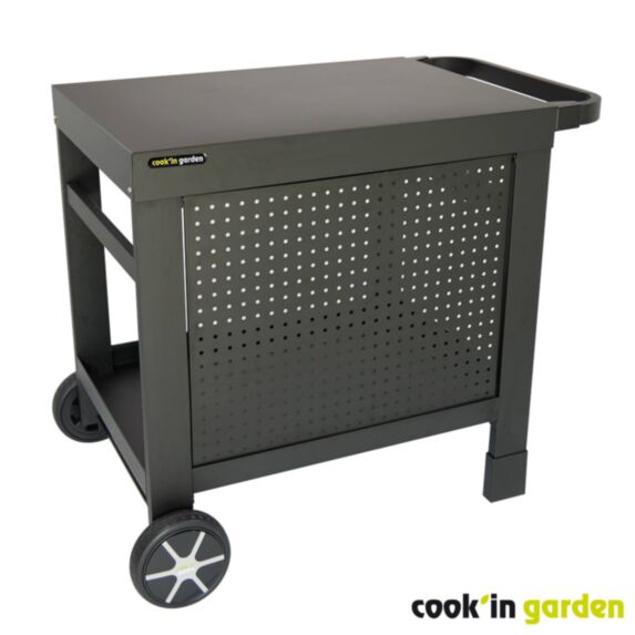 Desserte Réva 80 pour plancha 100% métal 78x55cm  - COOK'IN GARDEN