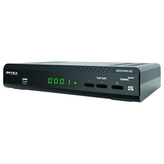 Récepteur TNT satellite TNTSAT Haute Déf. ORS 9989-HD - OPTEX