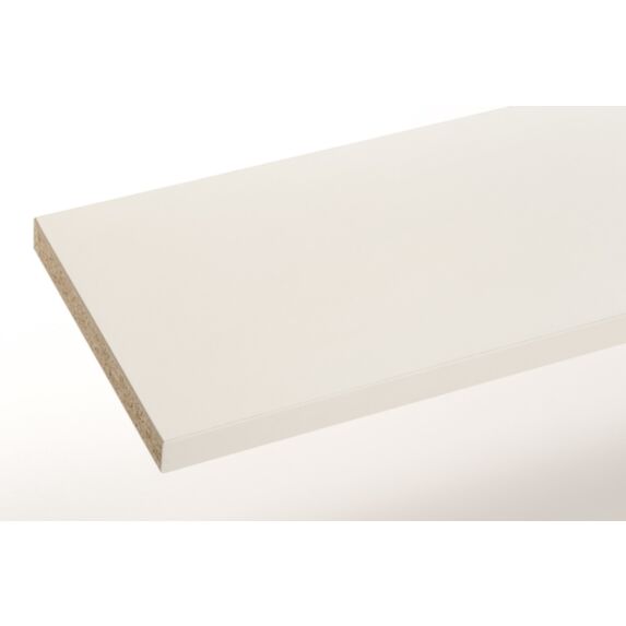 Plan de travail blanc 277 x 64 cm épaisseur 38 mm stratifié