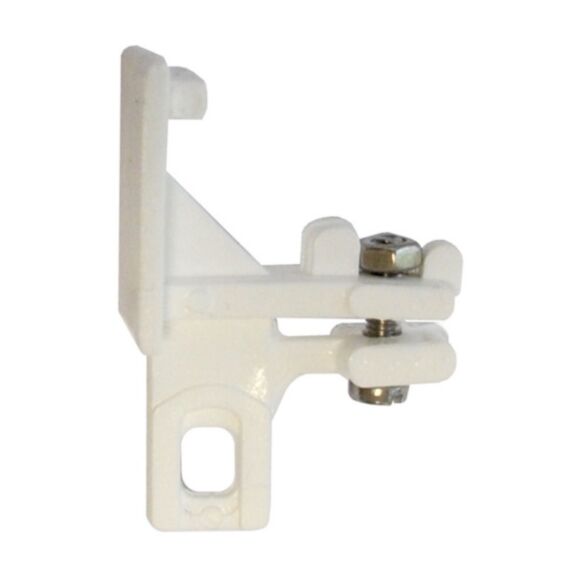2 arrêts de fin standard pour rail 24x16 polyéthylène blanc