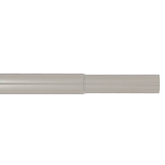 Barre à rideaux métal Ø28mmx2,4-4m chrome mat - MOBOIS