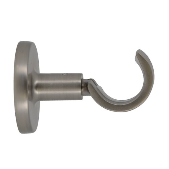 Support métal Ø28mm Ouvert 60mm Chromé Mat