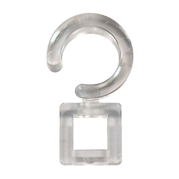 12 agrafes à coudre plastique d35/28 cristal - MOBOIS
