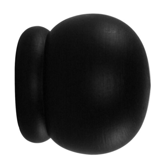 Embout à vis anglais noir mat bois Ø28mm x2 - MOBOIS
